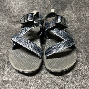 Chaco Youth Boys Sandal‎ Size 12, Black/gray/navy Pattern